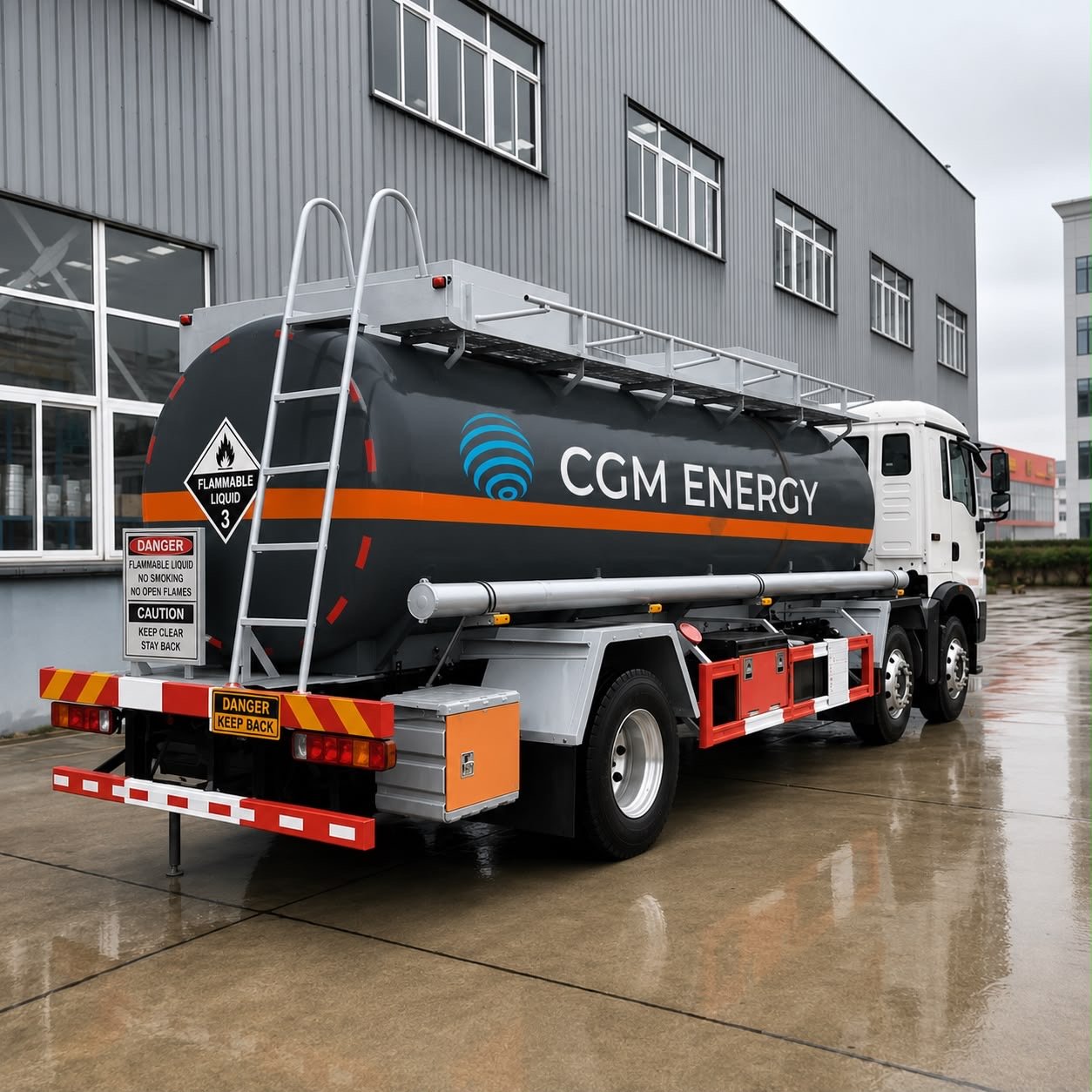 The CGM Energy depot, where you can collect diesel or sulphuric acid yourself